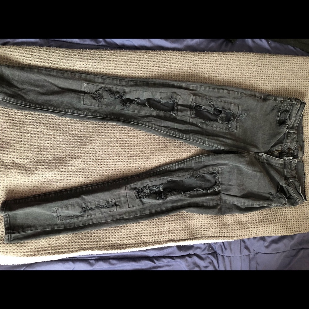 Skinny stretchy jeans